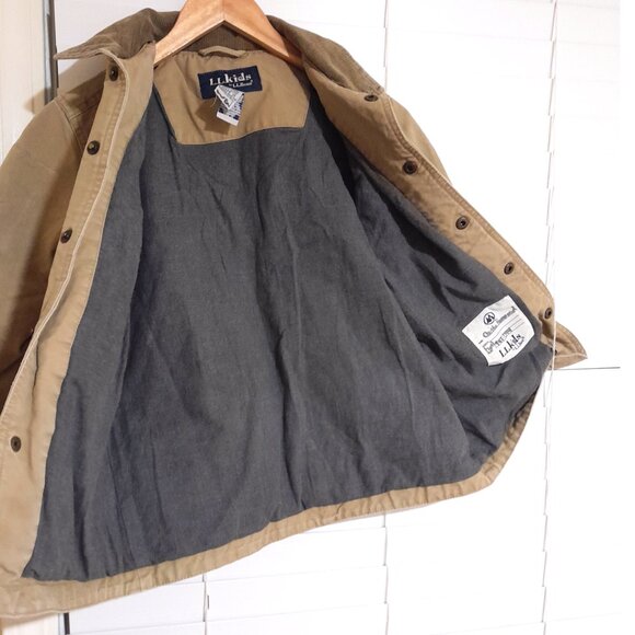 SOLD🔴🔴🔴🔴🔴🔴Vintage  L.L Bean Kid's 4 Pocket  Lined Barn Chore Coat sz 6 - Picture 6 of 8